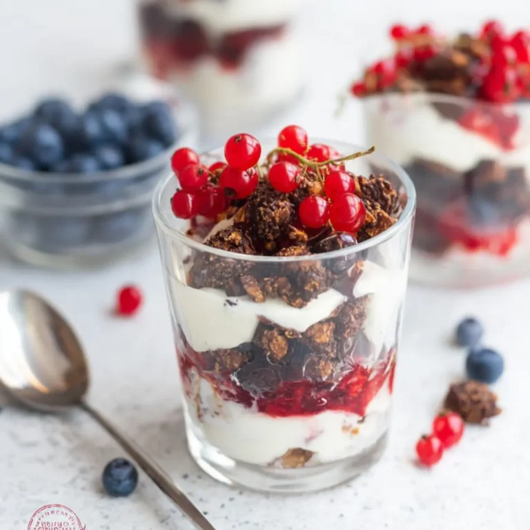 Knusper Dessert im Glas