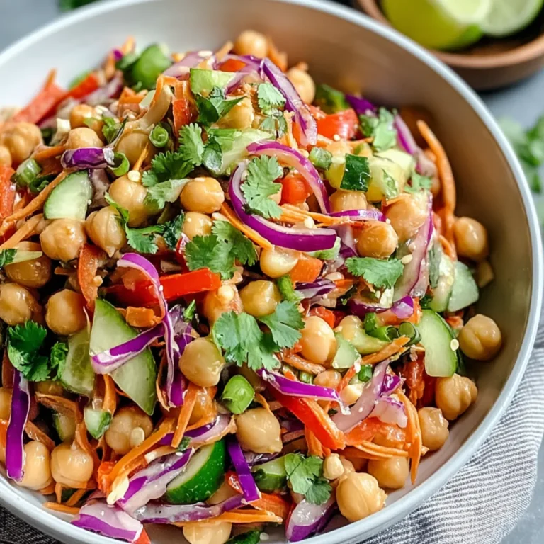Knuspriger thailändischer Kichererbsensalat