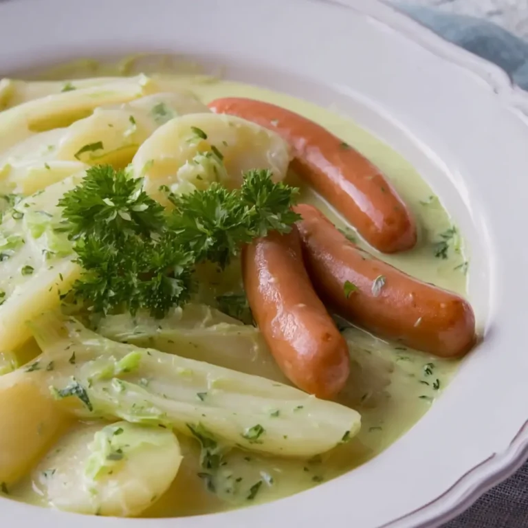 Kohlrabi in Kräutersauce