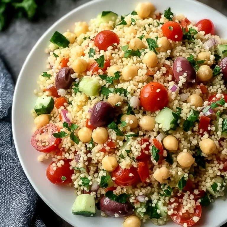 Mediterraner Couscous Salat