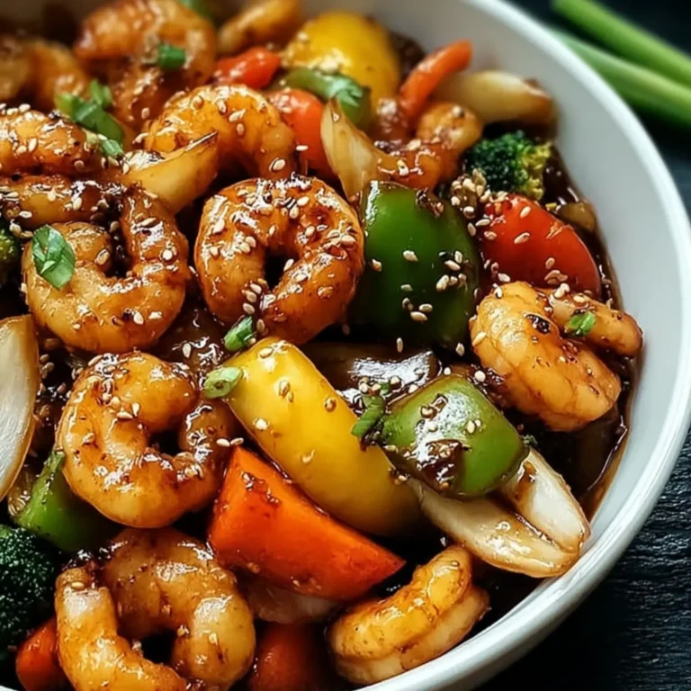 Würziger Garnelen Gemüse Stir Fry