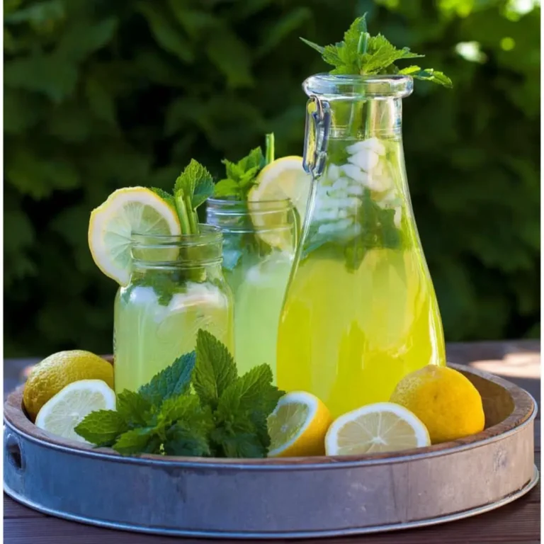 Zitronenmelissen Ingwer Limonade