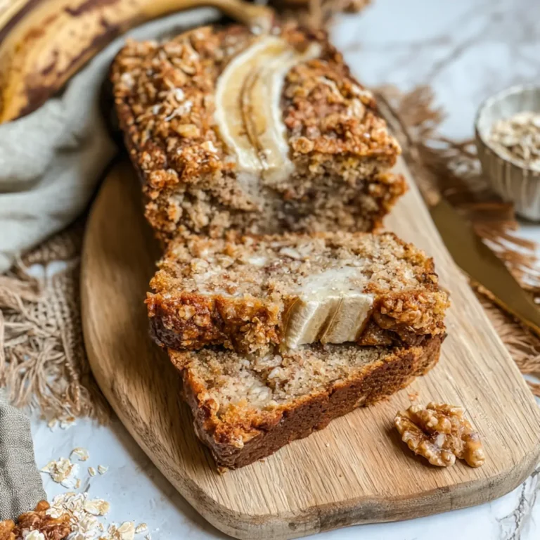 Bananenkuchen mit Haferflocken