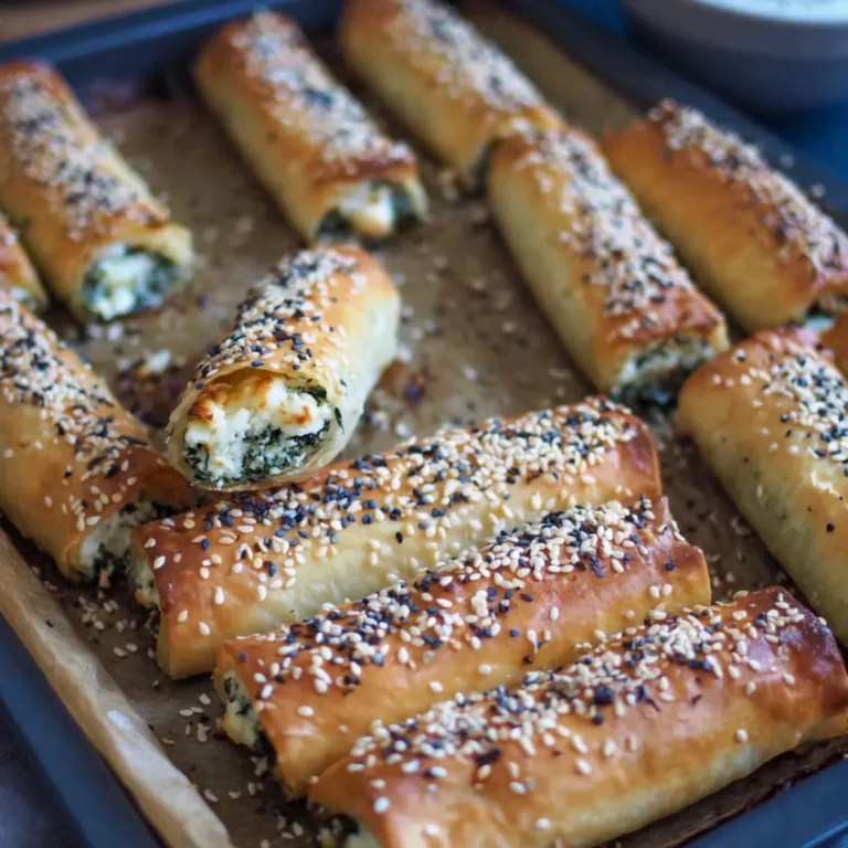 Börek mit Feta und Spinat