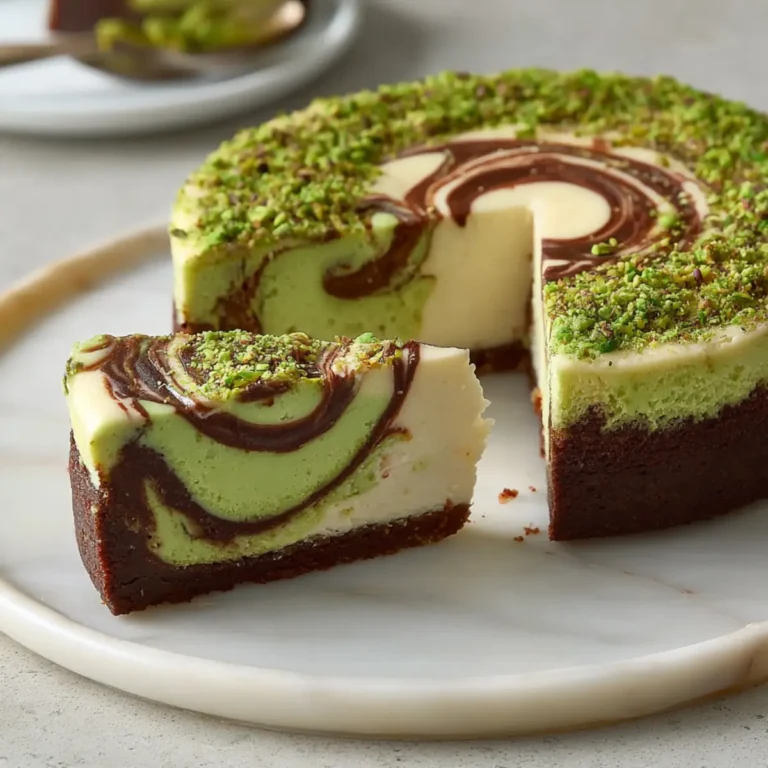 Cremiger Pistazien Cheesecake