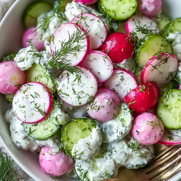Gurken Radieschen Salat