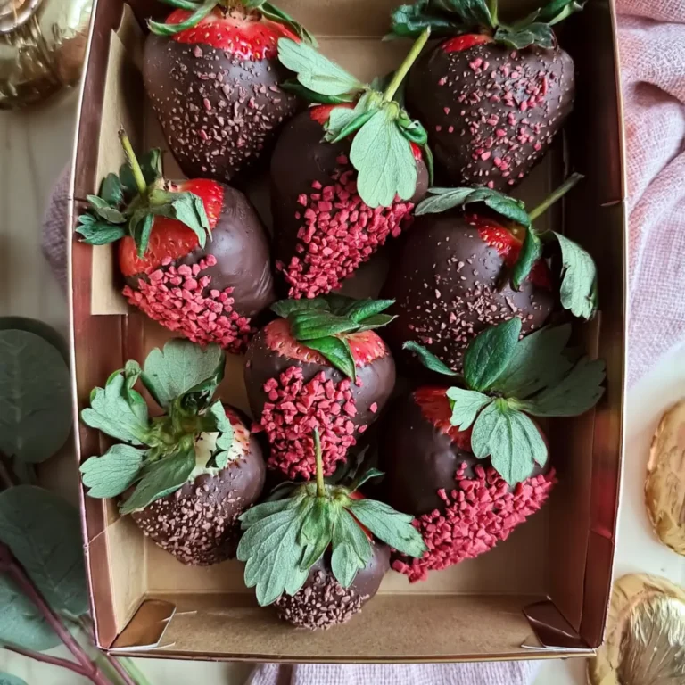 Schoko Erdbeeren