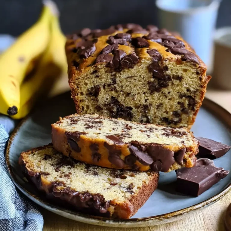 Schokoladenstückchen Bananenbrot