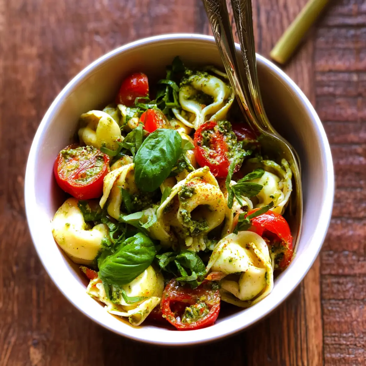 Tortellinisalat mit Pesto