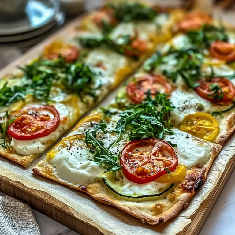 Vegetarische Flammkuchen