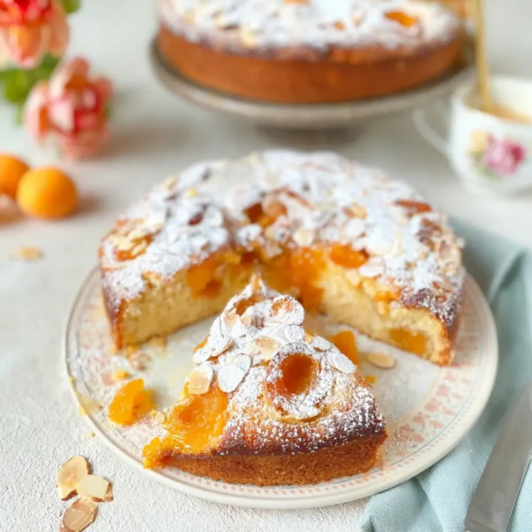 Aprikosen Mandel Kuchen