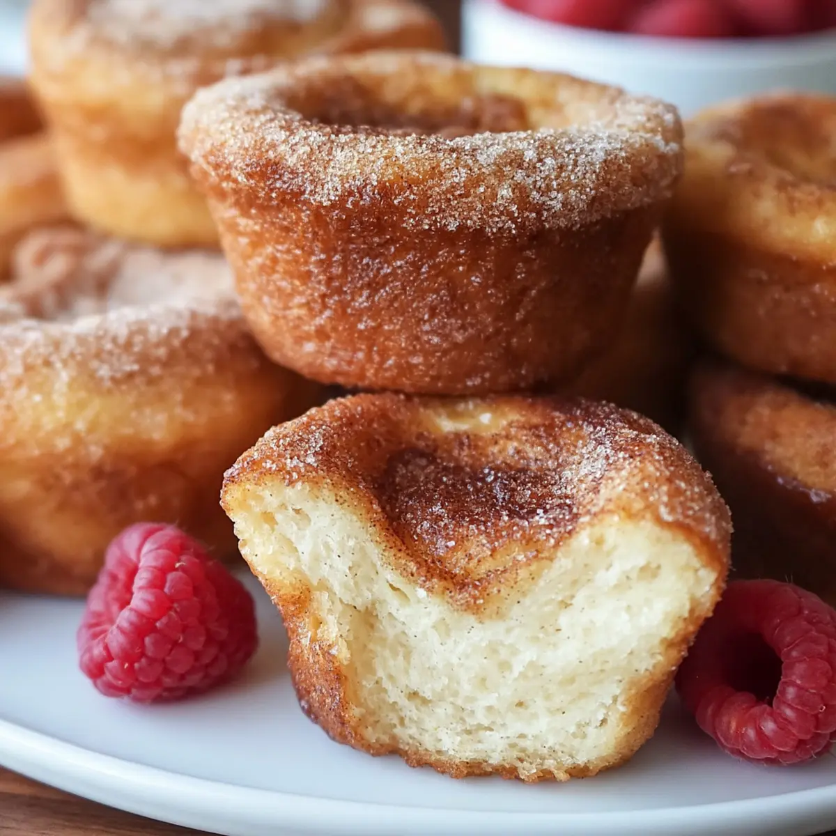 French Toast Muffins mit Zimt und Zucker